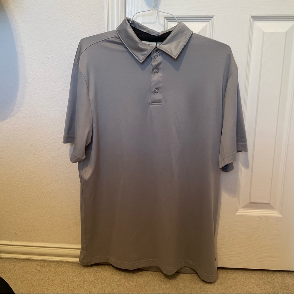 Men's Performance Polo in Light Gray